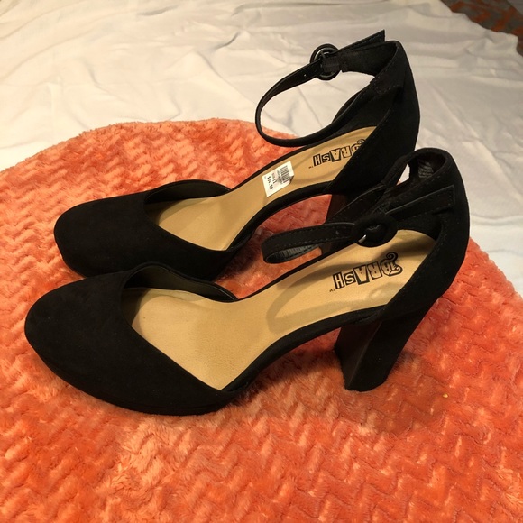 Brash Shoes Brash Womens Block Heel Black Poshmark